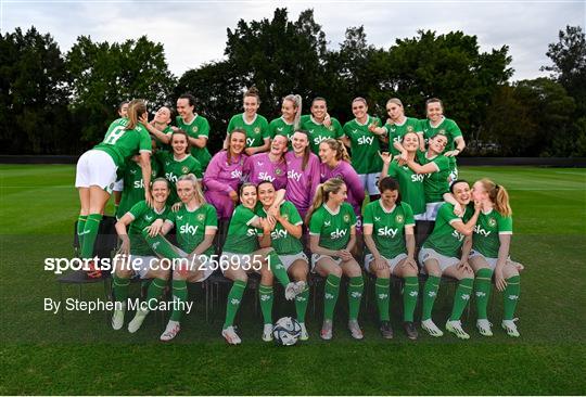 Republic of Ireland Squad Photograph - FIFA Women's World Cup 2023