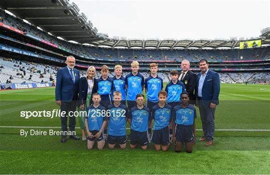 INTO Cumann na mBunscol GAA Respect Exhibition Go Games at GAA Football All-Ireland Senior Championship Final