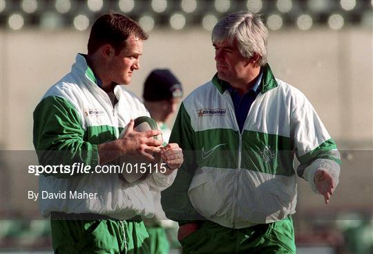 Ireland Rugby Squad Training 1997