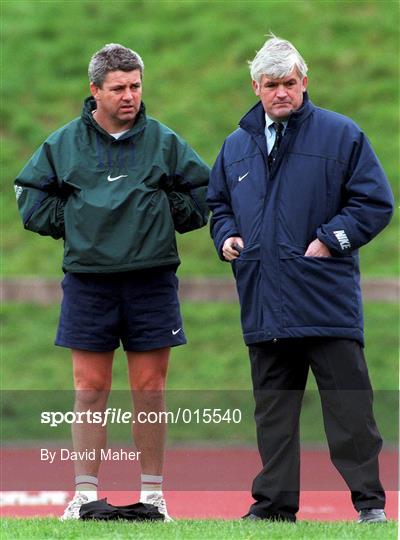 Ireland Rugby Squad Training 1998
