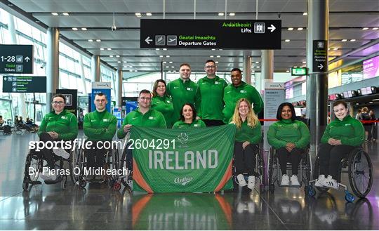 Irish Para Powerlifting Team Depart for 2023 World Championships in Dubai