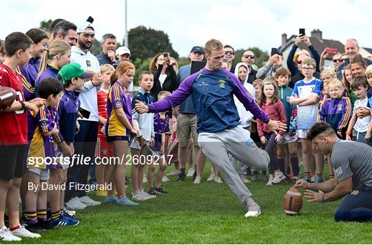 Notre Dame Football Clinic ahead of Aer Lingus College Football Classic