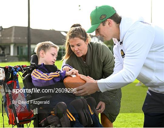 Notre Dame Football Clinic ahead of Aer Lingus College Football Classic