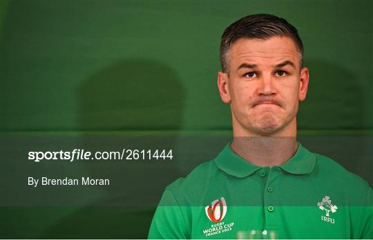 Ireland Rugby World Cup Squad Announcement