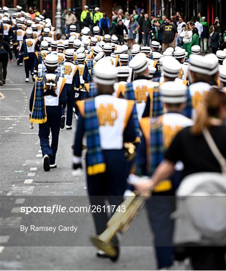 Notre Dame Street Tailgating ahead of Aer Lingus College Football Classic