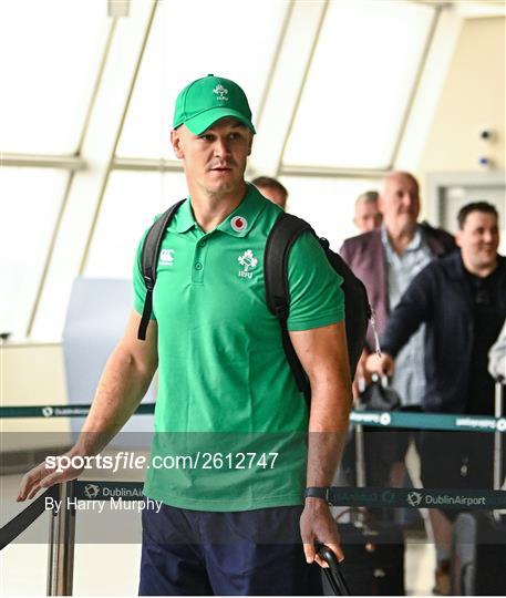 Ireland Team Travel to the 2023 Rugby World Cup