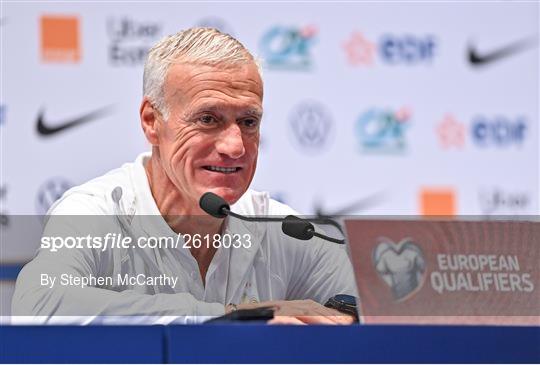 France Press Conference and Training Session