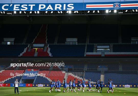 France Press Conference and Training Session