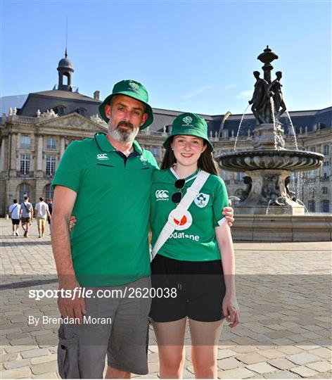 Ireland Rugby Supporters in Bordeaux