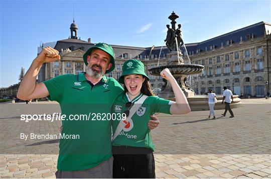 Ireland Rugby Supporters in Bordeaux