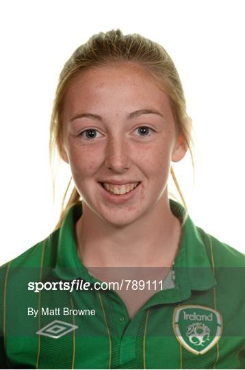 Republic of Ireland Women's U19 Squad Headshots