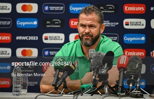Ireland Rugby Media Conference Ireland Rugby Media Conference