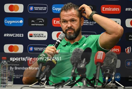 Ireland Rugby Media Conference Ireland Rugby Media Conference