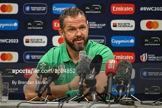 Ireland Rugby Media Conference Ireland Rugby Media Conference