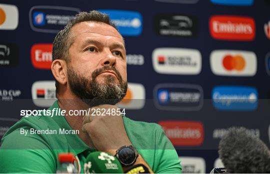 Ireland Rugby Media Conference Ireland Rugby Media Conference