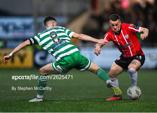Derry City v Shamrock Rovers - SSE Airtricity Men's Premier Division Derry City v Shamrock Rovers - SSE Airtricity Men's Premier Division