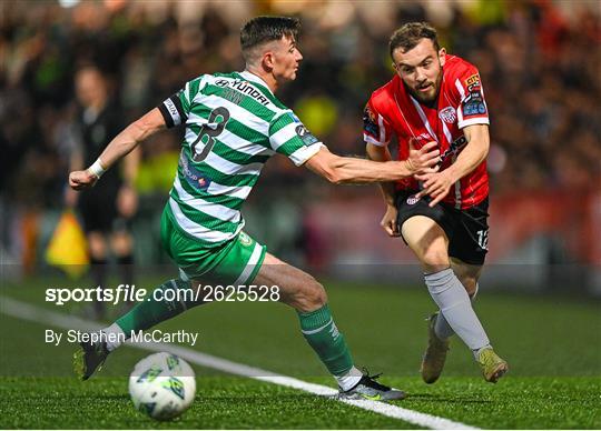 Derry City v Shamrock Rovers - SSE Airtricity Men's Premier Division Derry City v Shamrock Rovers - SSE Airtricity Men's Premier Division