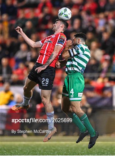 Derry City v Shamrock Rovers - SSE Airtricity Men's Premier Division Derry City v Shamrock Rovers - SSE Airtricity Men's Premier Division