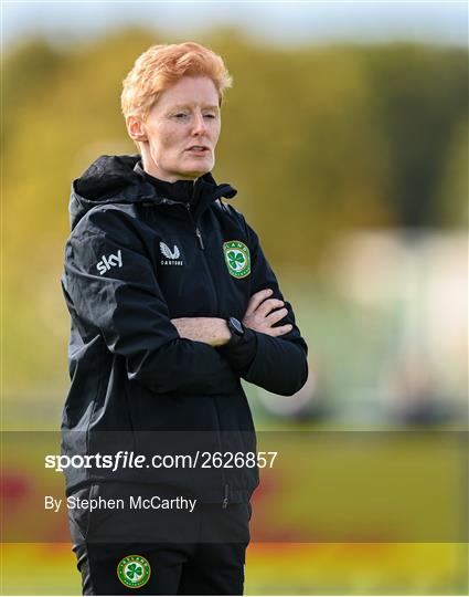 Republic of Ireland Women Training Session and Press Conference Republic of Ireland Women Training Session and Press Conference