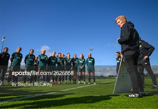 Republic of Ireland Women Training Session and Press Conference Republic of Ireland Women Training Session and Press Conference