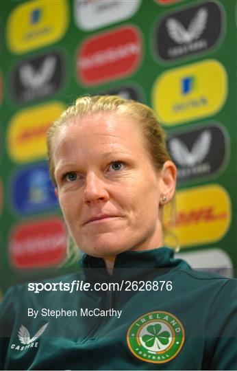 Republic of Ireland Women Training Session and Press Conference Republic of Ireland Women Training Session and Press Conference