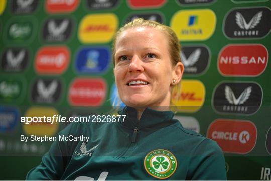 Republic of Ireland Women Training Session and Press Conference Republic of Ireland Women Training Session and Press Conference
