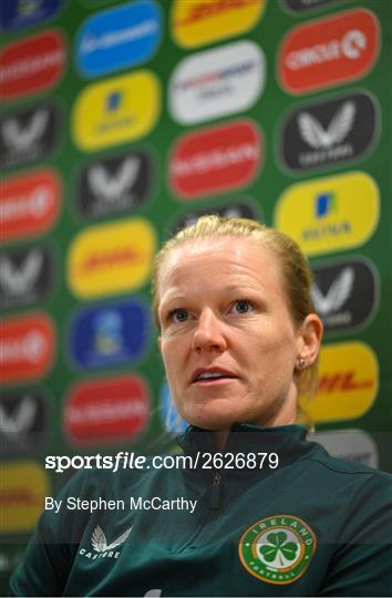 Republic of Ireland Women Training Session and Press Conference Republic of Ireland Women Training Session and Press Conference