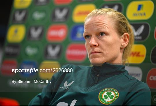 Republic of Ireland Women Training Session and Press Conference Republic of Ireland Women Training Session and Press Conference