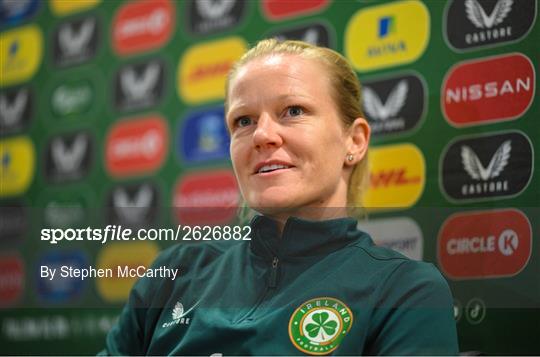 Republic of Ireland Women Training Session and Press Conference Republic of Ireland Women Training Session and Press Conference