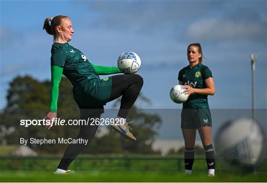 Republic of Ireland Women Training Session and Press Conference Republic of Ireland Women Training Session and Press Conference