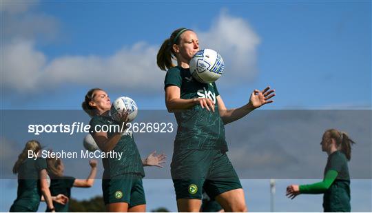 Republic of Ireland Women Training Session and Press Conference Republic of Ireland Women Training Session and Press Conference