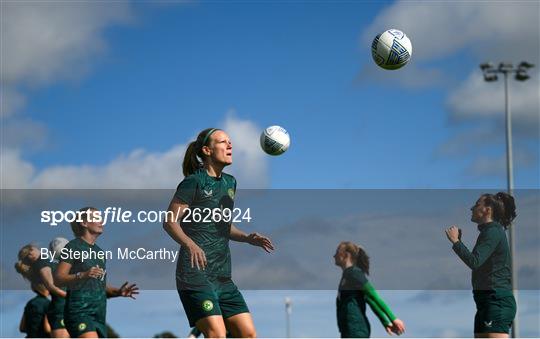 Republic of Ireland Women Training Session and Press Conference Republic of Ireland Women Training Session and Press Conference