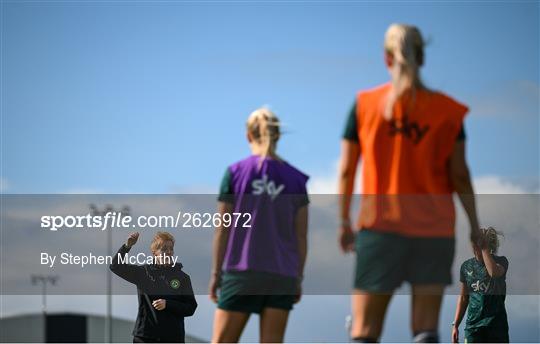 Republic of Ireland Women Training Session and Press Conference