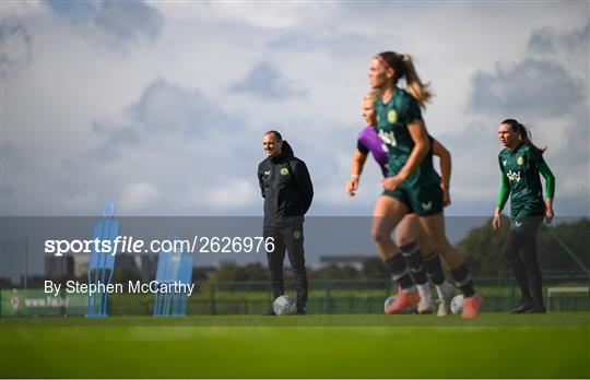 Republic of Ireland Women Training Session and Press Conference Republic of Ireland Women Training Session and Press Conference
