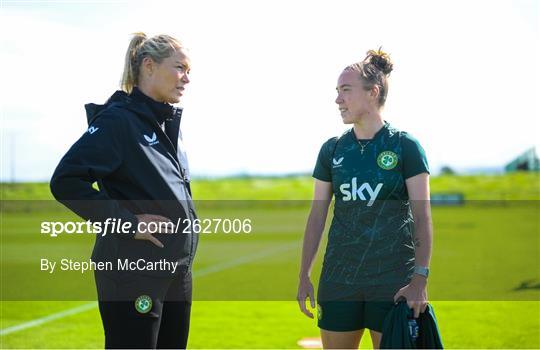 Republic of Ireland Women Training Session and Press Conference