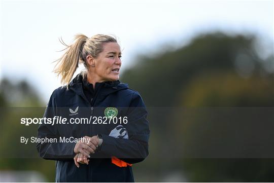 Republic of Ireland Women Training Session and Press Conference Republic of Ireland Women Training Session and Press Conference