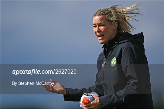 Republic of Ireland Women Training Session and Press Conference Republic of Ireland Women Training Session and Press Conference