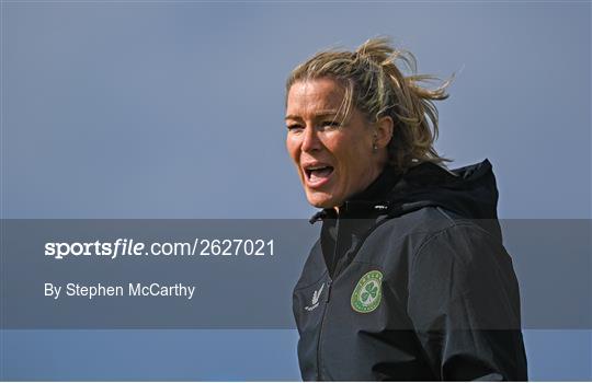 Republic of Ireland Women Training Session and Press Conference Republic of Ireland Women Training Session and Press Conference