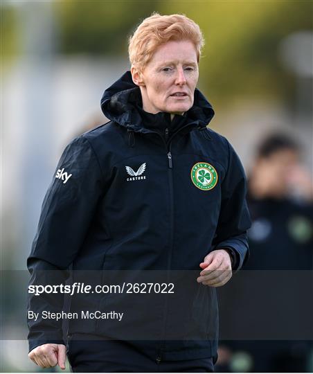 Republic of Ireland Women Training Session and Press Conference Republic of Ireland Women Training Session and Press Conference