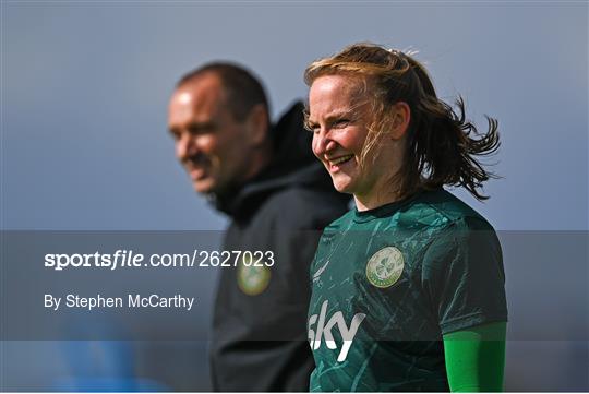Republic of Ireland Women Training Session and Press Conference Republic of Ireland Women Training Session and Press Conference