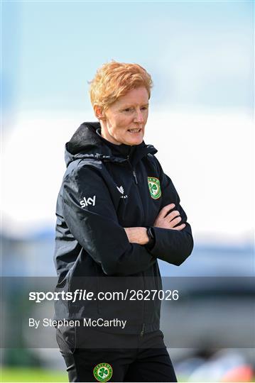 Republic of Ireland Women Training Session and Press Conference Republic of Ireland Women Training Session and Press Conference