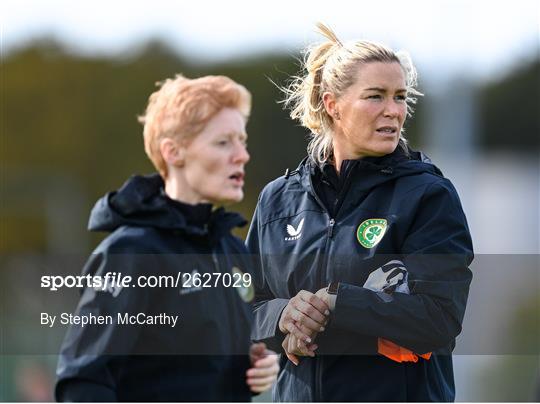Republic of Ireland Women Training Session and Press Conference