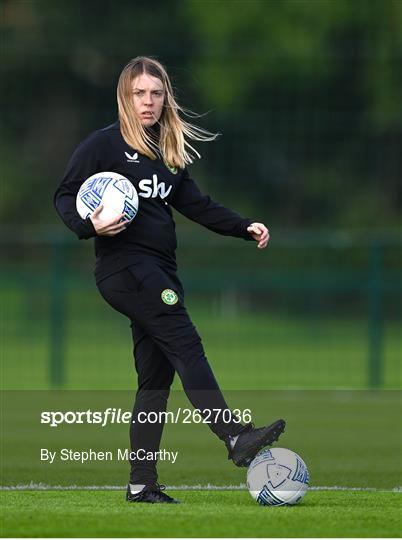 Republic of Ireland Women Training Session and Press Conference