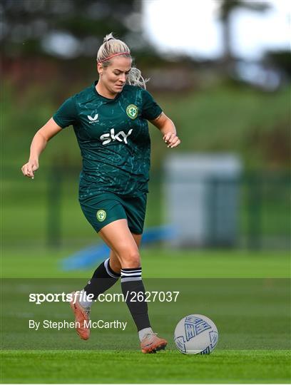 Republic of Ireland Women Training Session and Press Conference