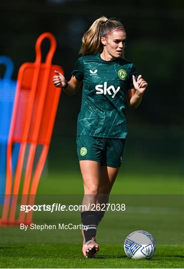Republic of Ireland Women Training Session and Press Conference Republic of Ireland Women Training Session and Press Conference