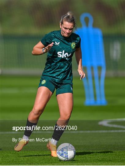 Republic of Ireland Women Training Session and Press Conference Republic of Ireland Women Training Session and Press Conference