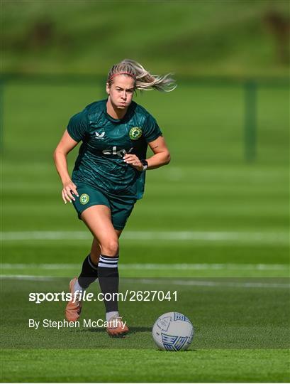 Republic of Ireland Women Training Session and Press Conference Republic of Ireland Women Training Session and Press Conference