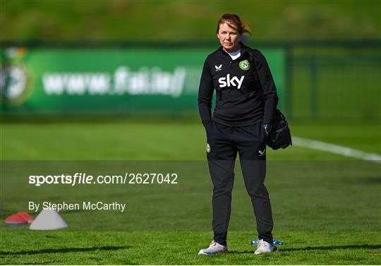 Republic of Ireland Women Training Session and Press Conference