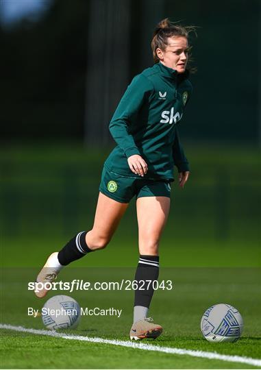 Republic of Ireland Women Training Session and Press Conference Republic of Ireland Women Training Session and Press Conference