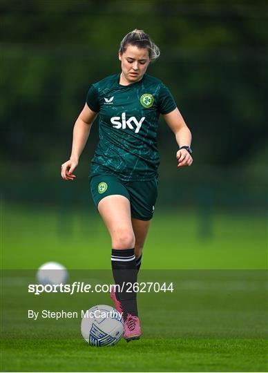 Republic of Ireland Women Training Session and Press Conference